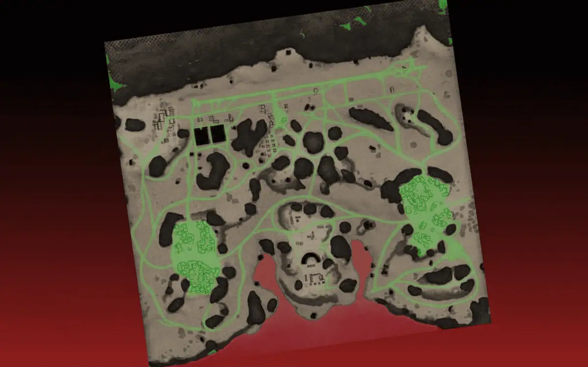 Airfield map overview