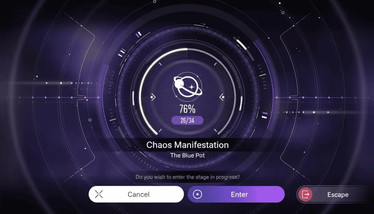 Chaos Zero Nightmare progression loop