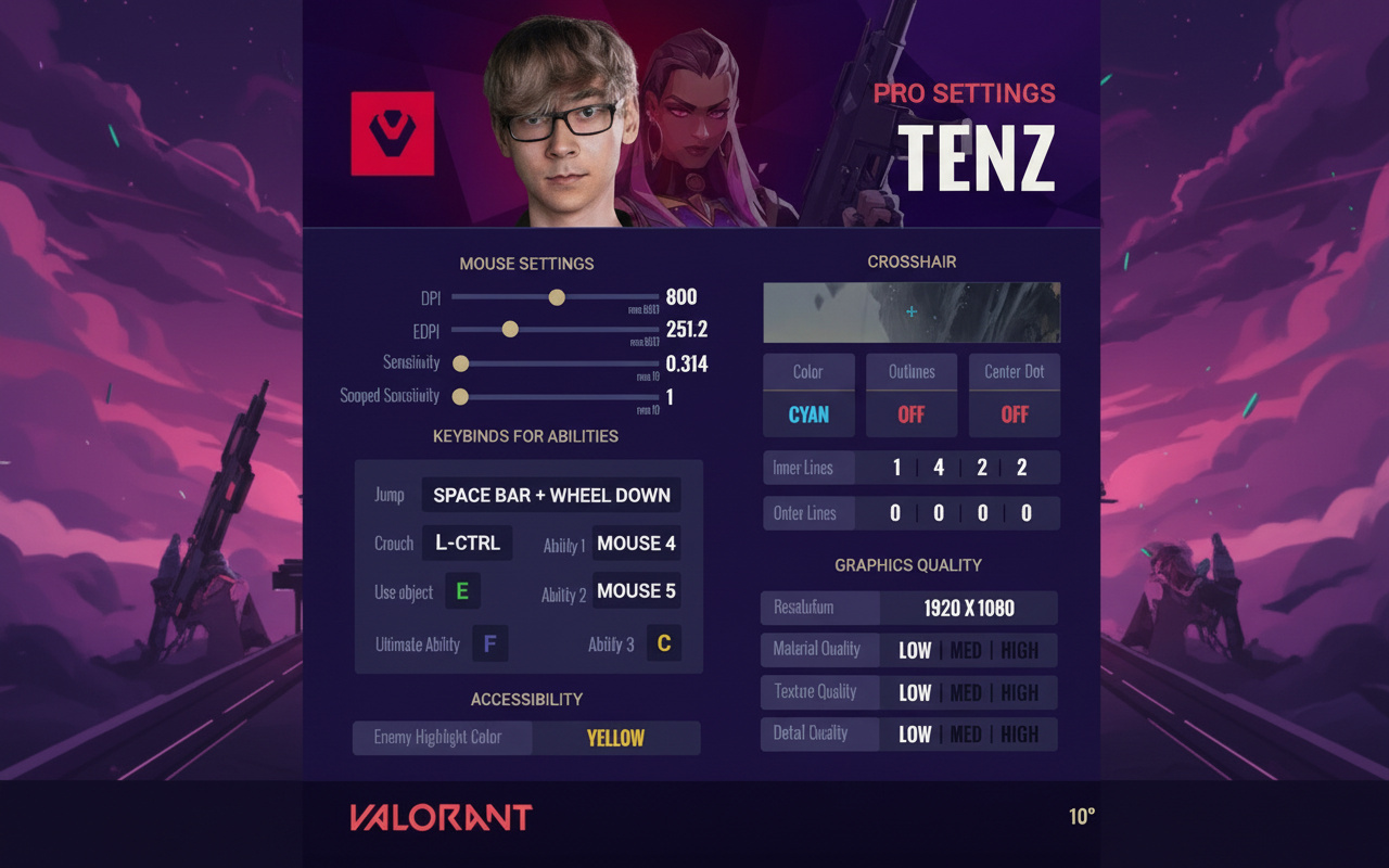 pro player settings patterns