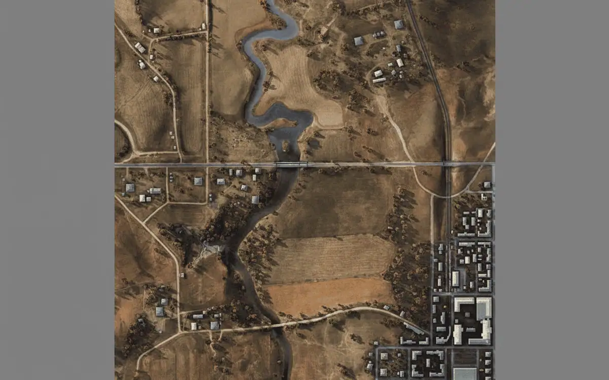 Highway map overview