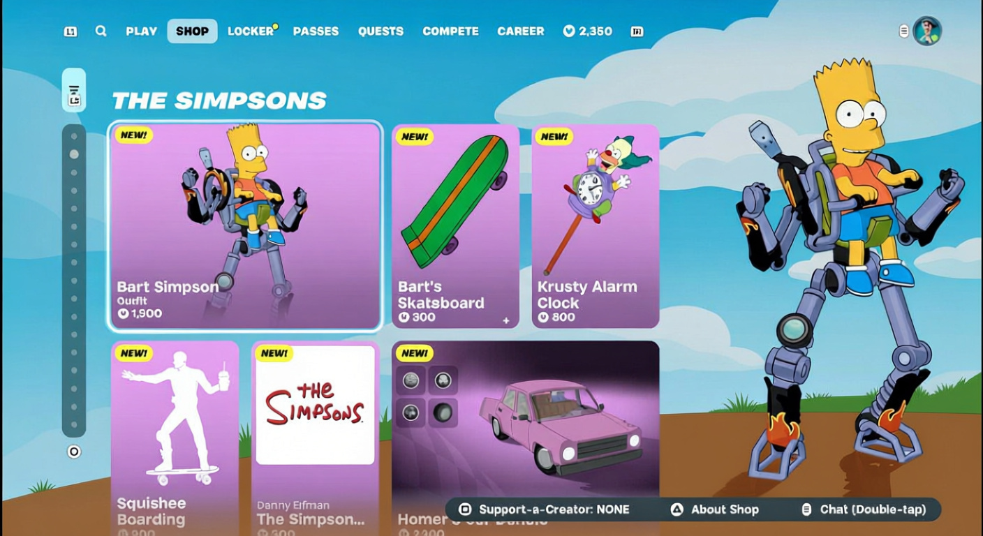 How to get Simpsons skins guide image